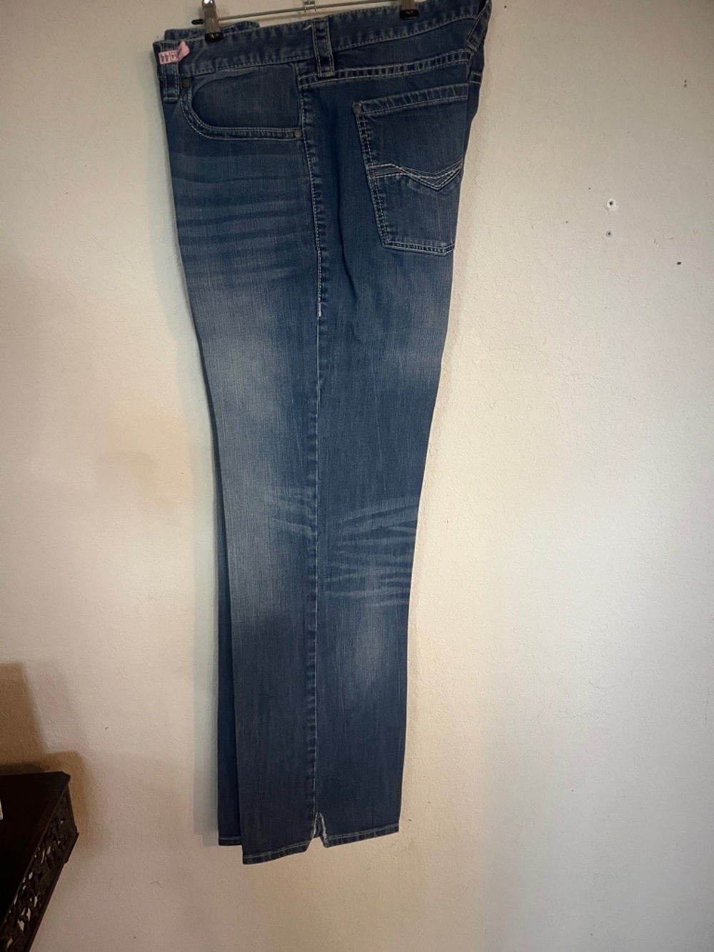 Men's Straight Leg Blue Denim Jeans